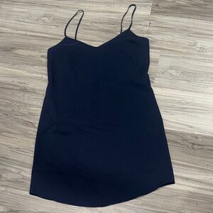 Club Monaco Elegant Navy Blue Slip Dress